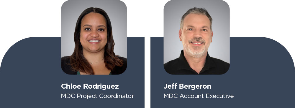 Chloe Rodriguez and Jeff Bergeron