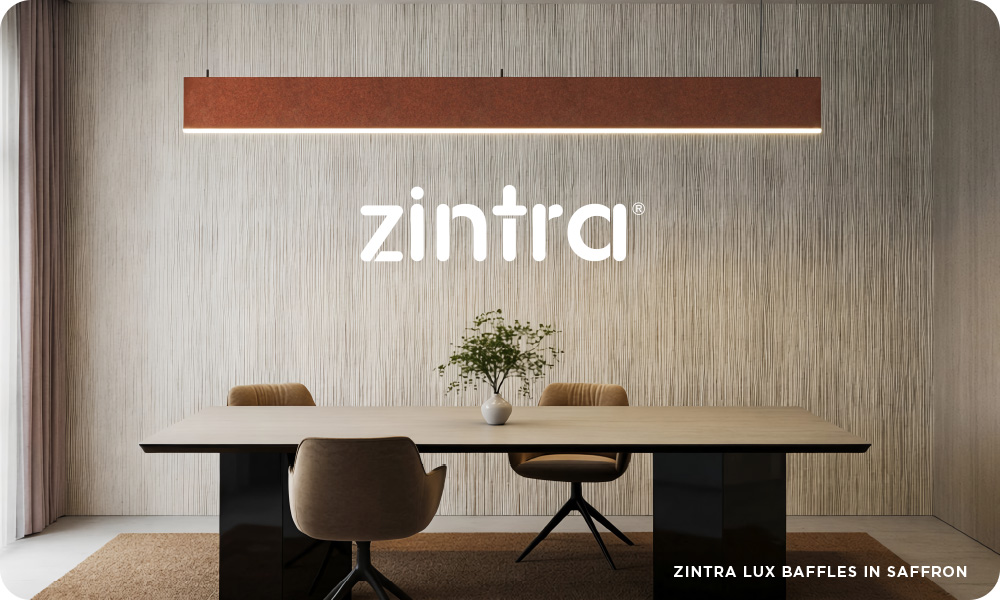 Zintra Lux Baffles in Saffron
